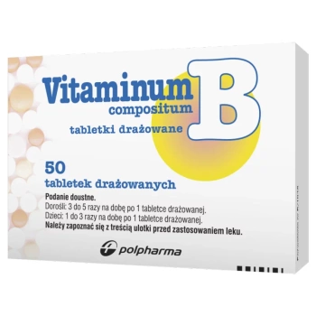 VITAMINUM B COMPOSITUM x 50 tabletek drażowanych