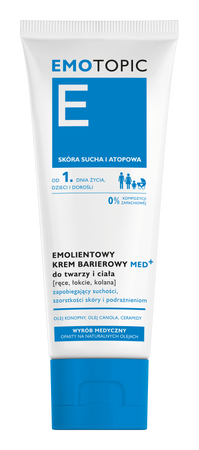  Emotopic emolientowy krem barierowy do twarzy i ciała 75ml