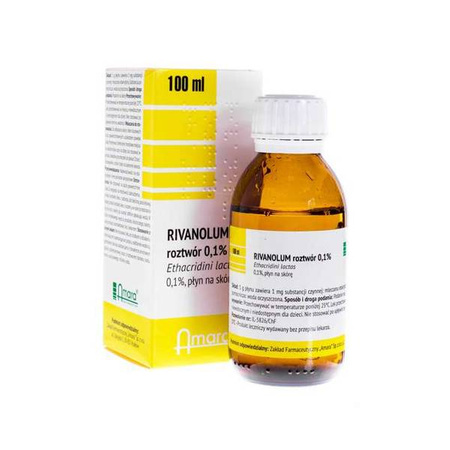 Rivanolum 0,1% płyn do stosowania na skórę 100ml 