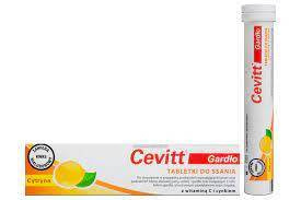 CEVITT GARDŁO cytrynowy x 20 tabletek do ssania