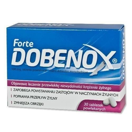 DOBENOX FORTE 500mg x 30 tabletek powlekanych
