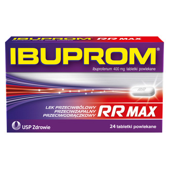 Ibuprom RR MAX 400mg x 24 tabletek powlekanych