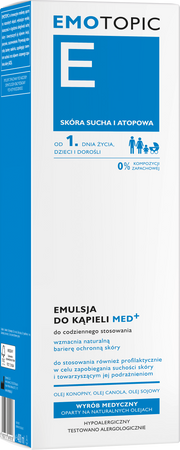 Emotopic Med+ Emulsja do kąpieli do codzie