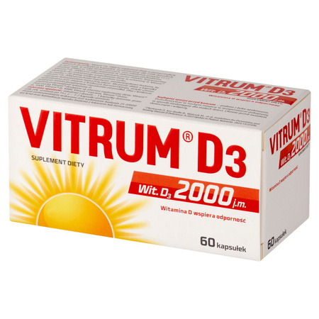 Vitrum D3 2000 j.m. kaps.*60