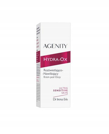 Agenity Hydra-Ox Rozświetlająco-nawilżający krem pod oczy, 15 ml