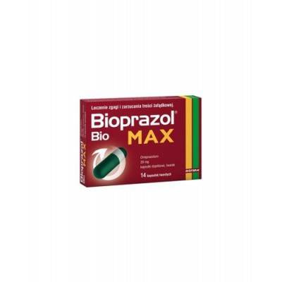 Bioprazol Bio Max 20mg x 14 kapsułek dojelitowych