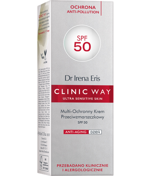 Clinic Way Multi-Ochronny Krem Przeciwzmarszczkowy SPF 50 40 ml