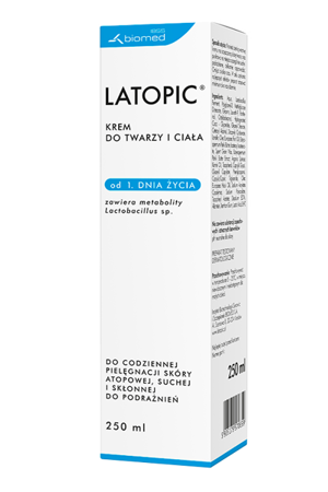 LATOPIC Krem do twarzy i ciała 250ml