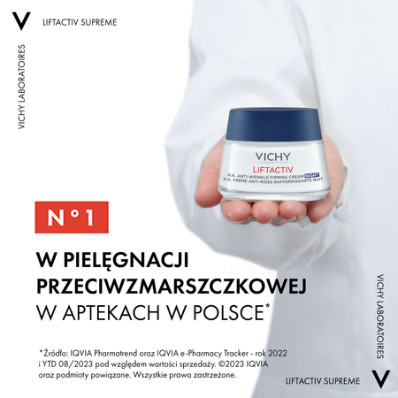 VICHY LIFTACTIV SUPREME NUIT Krem ujędrniający na noc 50ml