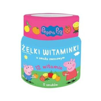 Domowa Apteczka Żelki Witaminki Świnka Peppa, 180g (ok 60 sztuk)