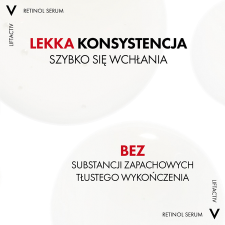 Vichy Liftactiv retinol specialist Serum na noc 30ml DATA WAŻNOŚCI 30.11.2025