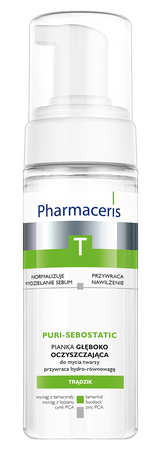 PHARMACERIS T PURI-SEBOSTATIC Pianka oczyszczająca, 150ml
