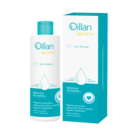 Oillan Derm+, emulsja do kąpieli, od 1 dnia życia, 200 ml