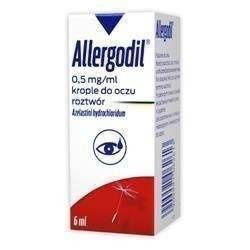 ALLERGODIL (0,5 mg/ml) Krople do oczu, 6ml
