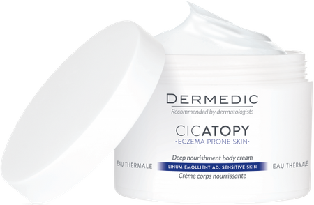 Dermedic Cicatopy preparat do ciała intensywnie natłuszczający 225 ml DATA WAŻNOŚCI 30.05.2026