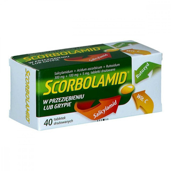 Scorbolamid 300mg + 5mg +100mg x 40 tabletek