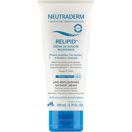 Neutraderm Relipid+ Krem Pod Prysznic Do Mycia Twarzy i Ciała 200ml