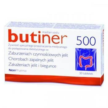 Butiner 500 maślan sodu x 30 tabletek