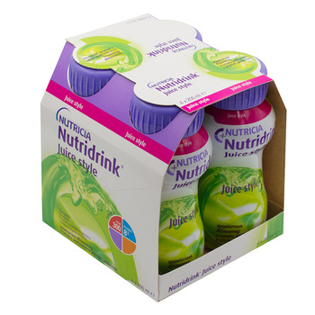 Nutridrink Juice Style o smaku jabłkowym 4x200 ml 