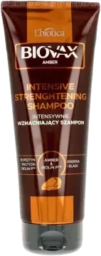 BIOVAX AMBER Intensywnie Wzmacniający Szampon z ekstraktem z bursztynu 200ml