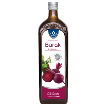 Sok z buraka z naturalną witaminą C 980 ml Oleofarm 