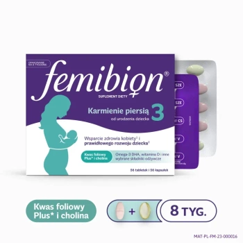 Femibion 3 Karmienie Piersią 56 tabletek + 56 kapsułek 
