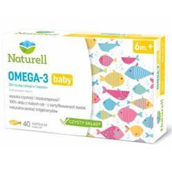 NATURELL OMEGA-3 BABY 6M+ - 40 KAPSUŁEK TWIST-OFF