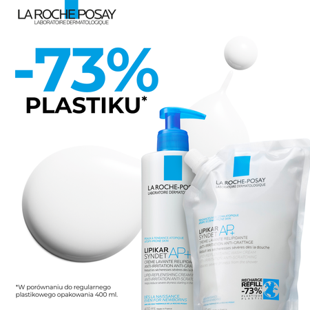 La Roche-Posay Lipikar Refill Syndet AP+ Krem myjący, 400 ml