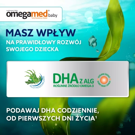 Omegamed Baby kapsułki twist off 30 sztuk DATA WAŻNOŚCI 31.03.2026