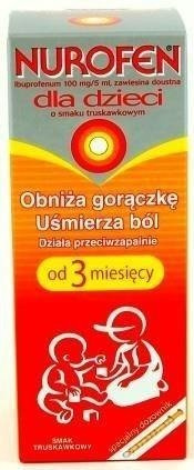 Nurofen syrop truskawkowy 100ml