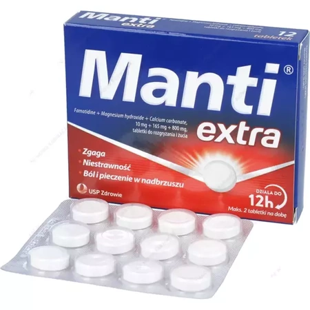 Manti Extra 12 tabletek do żucia