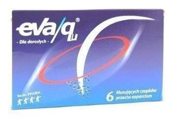 EVA/QU przeciw zaparciom x 6 czopków