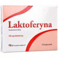 LAKTOFERYNA 100mg x 15 kapsułek
