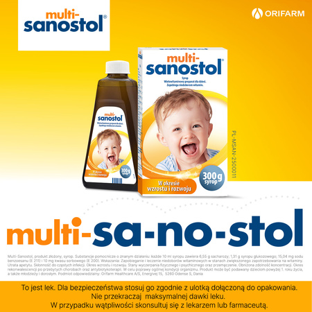 Multi-Sanostol syrop 300g 