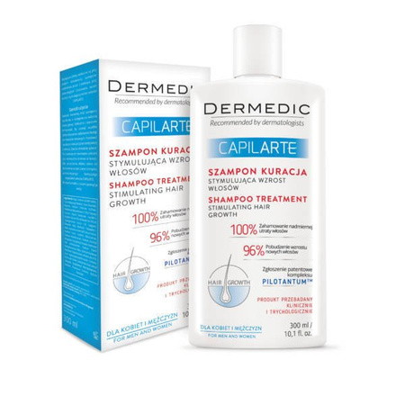 DERMEDIC CAPILARTE Szampon-kuracja stymulująca wzrost włosów, 300 ml