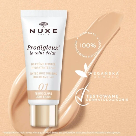 Nuxe Prodigieux BB Krem nawilżający odcień 01