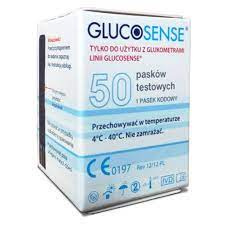 GLUCOSENSE test paskowy x 50 sztuk