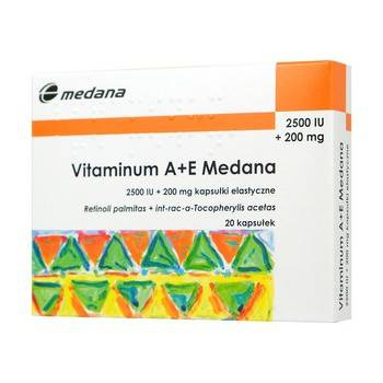 Vitaminum A+E Medana x 20 kapsułek 