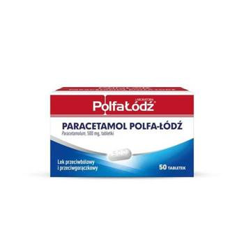 Paracetamol Polfa-Łódź 500mg x 50 tabletek
