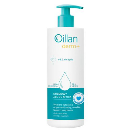 Oillan Derm+ Żel do mycia kremowy 400ml