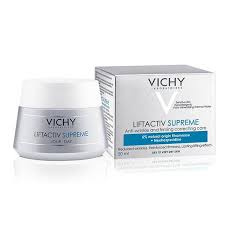 VICHY LIFTACTIV SUPREME KREM PRZECIWZMARSZCZKOWY I UJĘDRNIAJĄCY Z RAMNOZĄ DLA SKÓRY SUCHEJ 50 ml