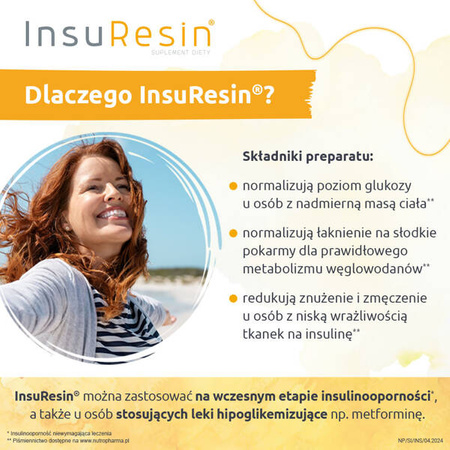 Insuresin zestaw 30 saszetek + 60 kapsułek