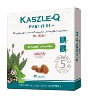 Kaszle-Q, 12 pastylek do ssania