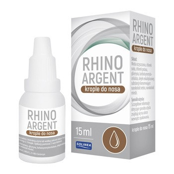 Rhinoargent krop.do nosa 15 ml DATA WAŻNOŚCI 31.01.2025