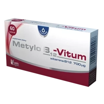 Metylo B12-Vitum tabletki 100% Vegan , 60 sztuk