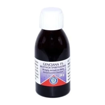Gencjana 1% roztwór spirytusowy 20g 