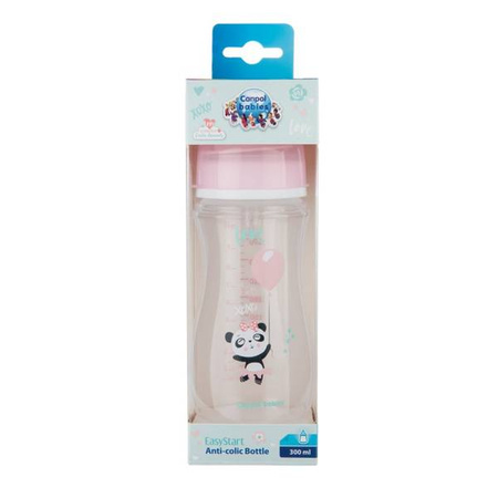 Canpol babies butelka szeroka antykolkowa 300ml PP EasyStart EXOTIC ANIMALS