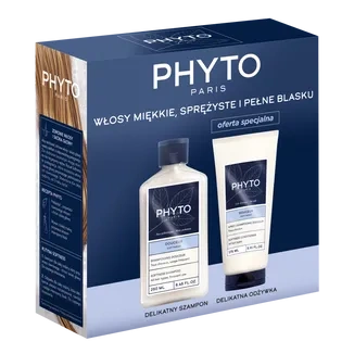 Phyto Softness, delikatny szampon do włosów 250 ml + odżywka 175 ml