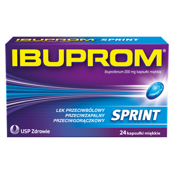 Ibuprom sprint caps 200mg x 24 kapsułki miękkie