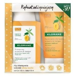 KLORANE Zestaw Szampon+Balsam 100ml (+50ml) Mango lub Rumianek